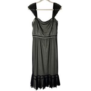 Ann Taylor LOFT Dotted Swiss Dress Designer Look Beautiful Dress sz. 10